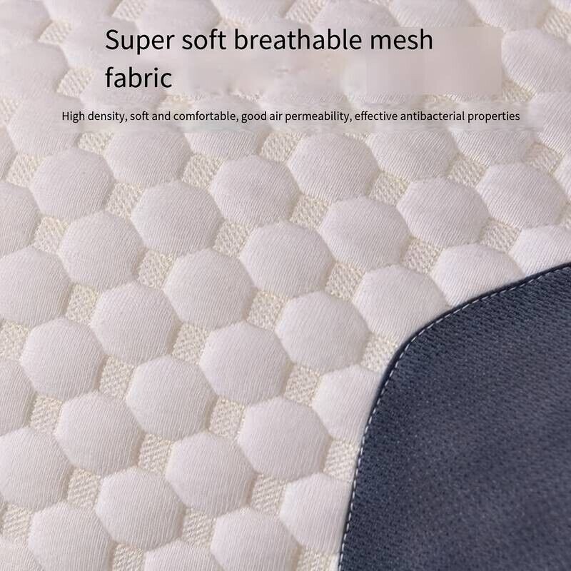 Knitted Antibacterial Cotton Neck Pillow Ergonomic Orthopaedic Support