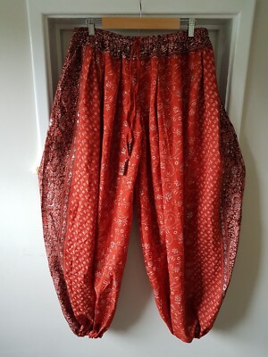 Terracota Orange Bloomers FCDB Fusion Tribal Gypsy Bauchtanz Haremshose