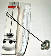 Rare Mid century WMF Ladle SIGNED WMF BESTECK German silver plate 14" unique