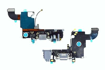   Ladebuchse für iPhone 6S Dock Connector Flex Kopfhörer Mikrofon Schwarz Black 