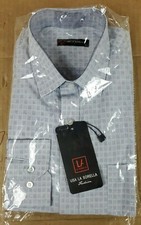 USA La Sorella light blue Men's dress shirt size Small New in Package