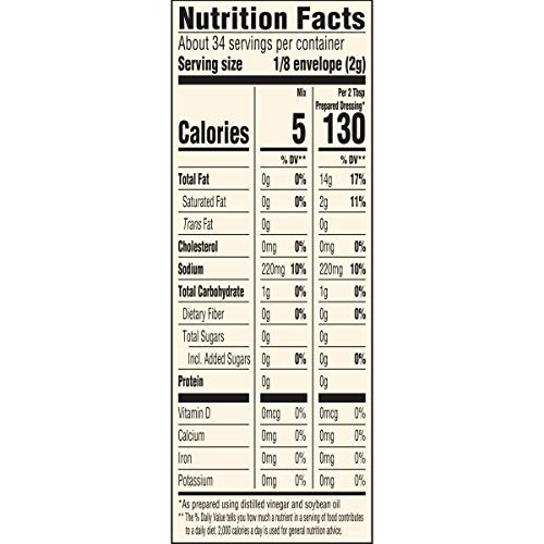 Good Seasons Zesty Italian Salad Dressing & Recipe Mix 0.6 oz Envelopes