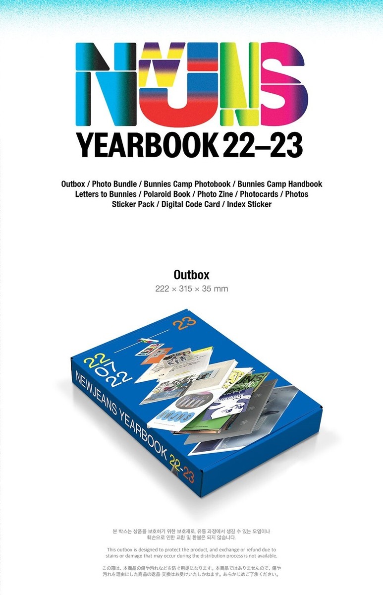 NewJeans - YearBook 22-23 Photo Card K-Pop Sticker Book Girl Band