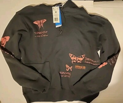 ADIDAS HOODIE SIZE MEDIUM TRAVIS SCOTT BUTTERFLY NEW 