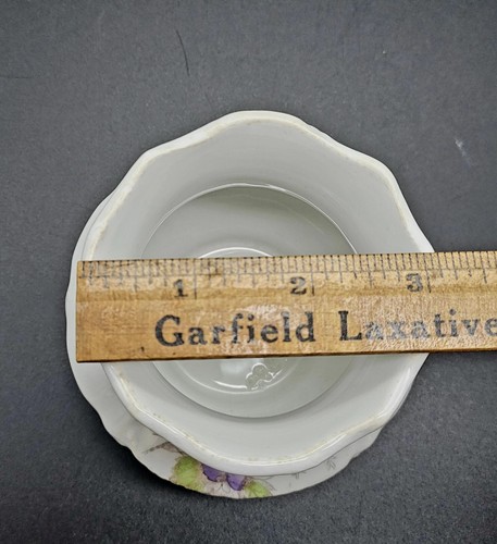 Antica tazza da barba in porcellana viola PPE Palestina orientale ceramica "Columbia" - Foto 10 di 10