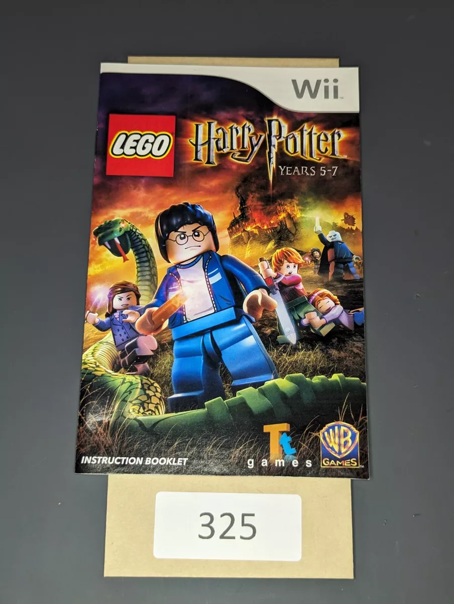 LEGO Harry Potter Years 1-4 and Years 5-7 (Nintendo Wii) With Manuals