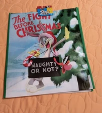 Looney Tunes Bugs Bunny Christmas🎄Tote Reusable Shopping Bag Gift Bag 🆕🆓 Ship