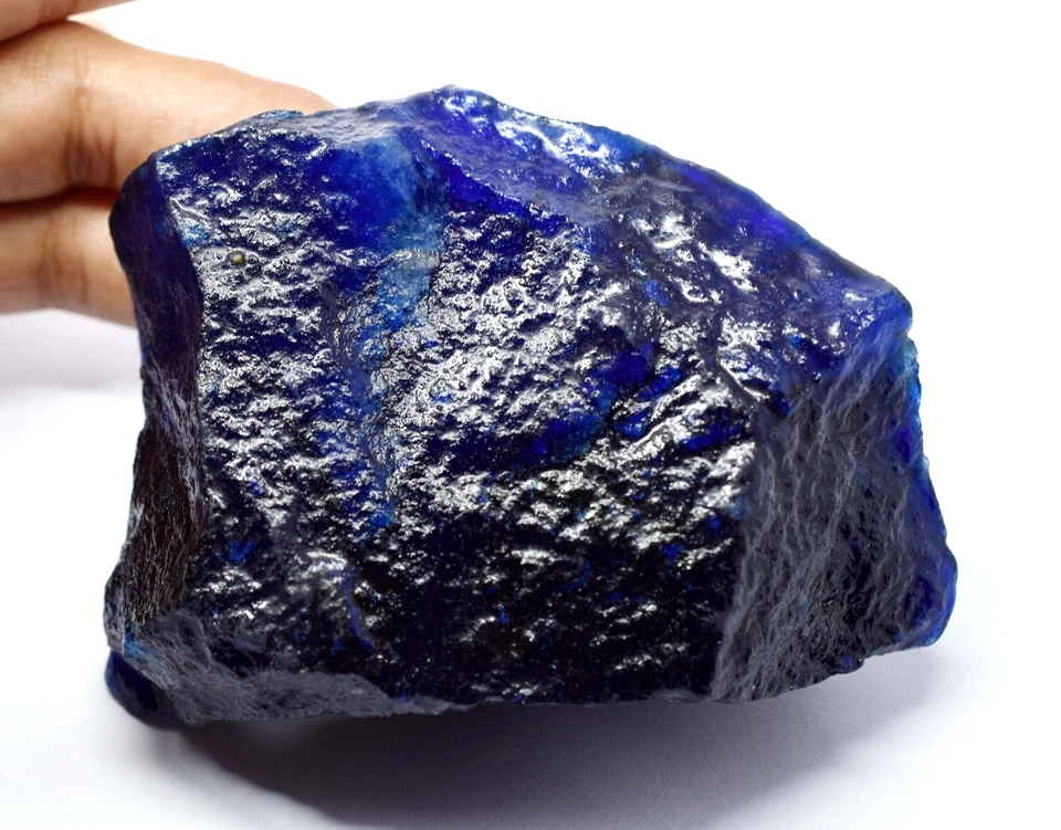 Blue Color 1062.50 Ct Natural Rough Tanzanite UnCut CERTIFIED Loose Gemstone. - Image 2 of 4