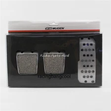 Mugen Pedals Foot Rest Accelerator Pedals Brake Pedal Clutch Pedals for Honda