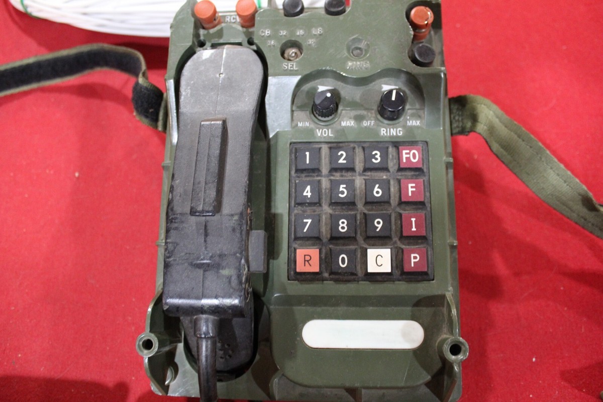 SET MILITARY SURPLUS TA-1042 /U TELEPHONE FIELD PHONE RADIO
