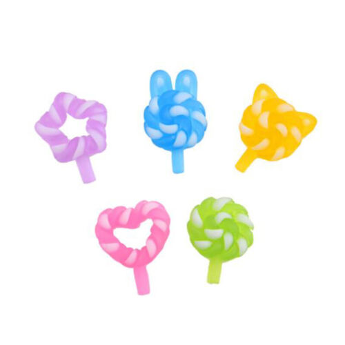 10Pcs Dollhouse Luminous Resin lollipop DIY for Phone Case Random Color - Picture 1 of 12
