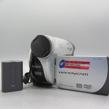 Sony Handycam DCR-DVD105E Handheld DVD Camcorder Silver Tested