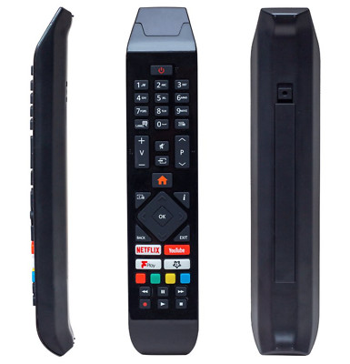 Original Hitachi 58HK6200U TV Fernbedienung Netflix, Youtube Fplay Tasten