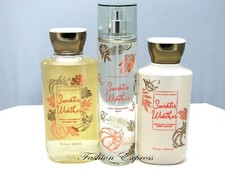 BATH  BODY WORKS SWEATER WEATHER BODY MIST  BODY LOTION  SHOWER GEL