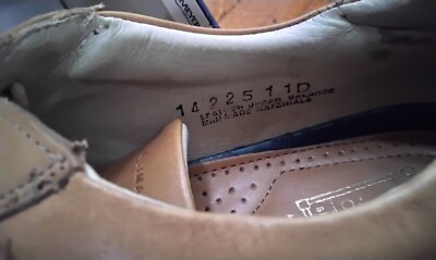 ANTICA CUOIERIA SHOEMAKER\'S Men’s Sz‎ 11D Leather Shoes Tan Made Italy Antica cuoieria shoemaker - Gem main image 4