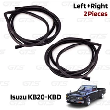 Pair Door Rubber Seal Weatherstrip For Isuzu/Chevrolet LUV KB20 KBD 1972 1980