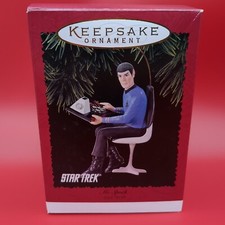 Star Trek MR. SPOCK 1996 Hallmark Keepsake Ornament in Box Vintage
