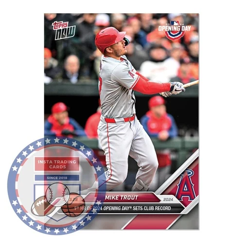 *READY TO SHIP** Mike Trout - 2024 MLB TOPPS NOW® Card 6