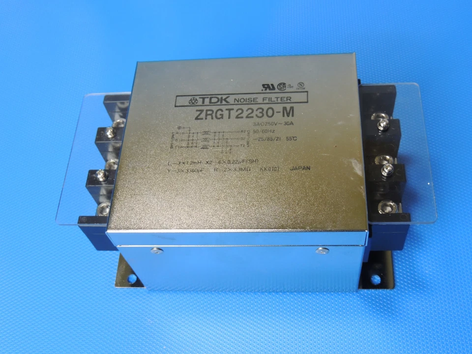 TDK Lambda ZRGT 2230-M 3-Phase 30A Power Line 250VAC EMC Noise Filter - Bild 2 von 2
