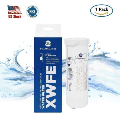 1~2 Pack Genuine GE XWFE OEM Refrigerator Replacment Water Filter without chip - Picture 1 of 9
