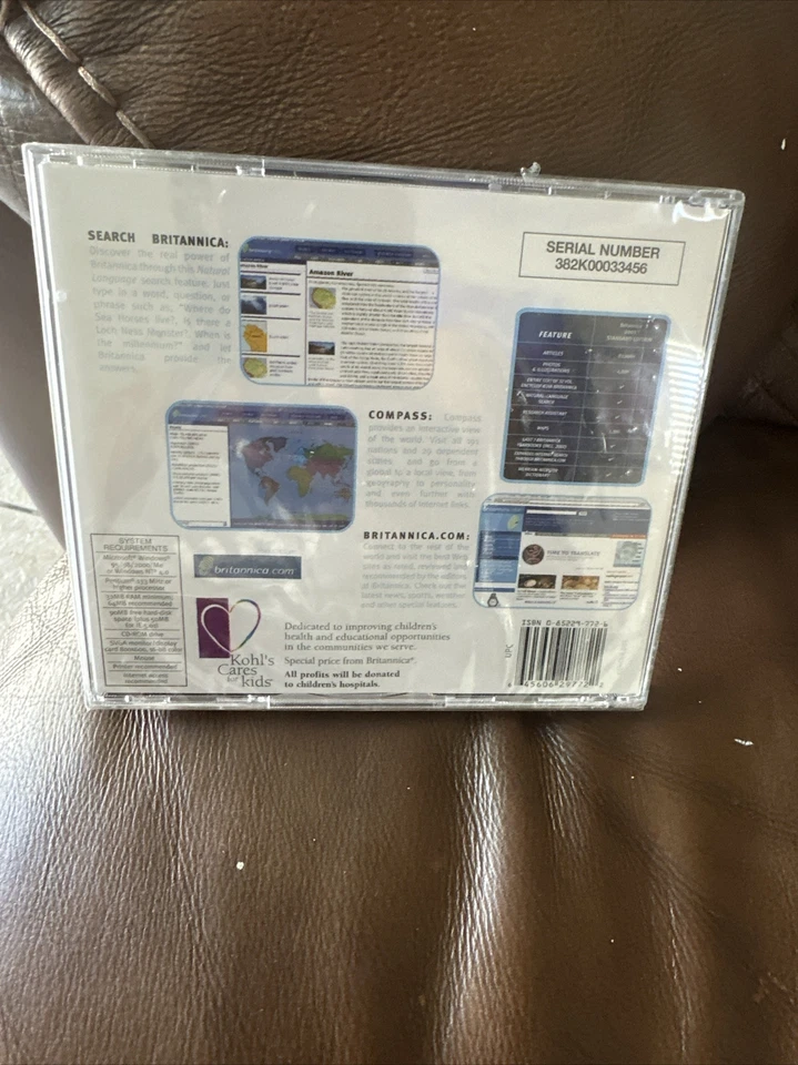 Encyclopedia Britannica 2001 Standard Edition 2 disc set PC - Image 3 of 3