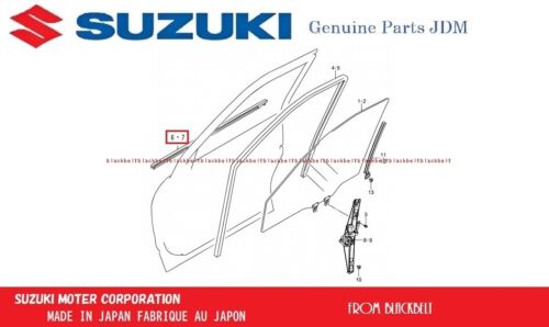 Suzuki Windows Exterior Weatherstrip Seal Molding set of 4pc Grand Vitara 06-13 - Picture 2 of 3