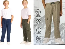 Gerry Youth Tricot Lined Pant, Blue, Green, Tan, XS (4-5), M (10-12), Lg (14-16)
