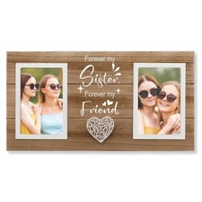 Sister Gifts From Sisters, 4x6 Picture Frame Bestie Gift - Double Photo Frame...