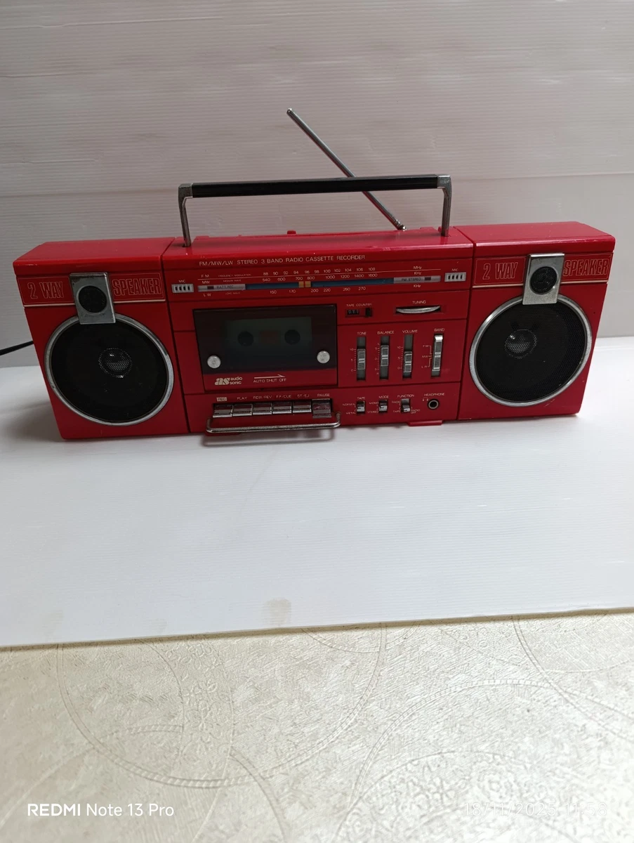 Boombox Audiosonic 1150 - Ultra Rare - Pour Pièces Ou Restauration