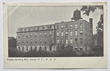 Fashion Knitting Mill Arcade NY New York Early 1900s Unused Postcard