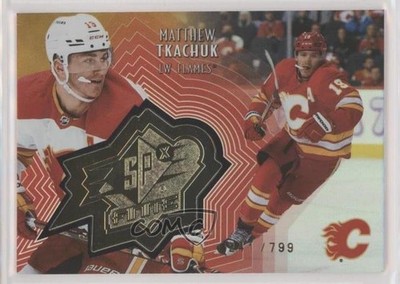 2021 Upper Deck Extended Series SPx Finite Radiance 241/799 Matthew Tkachuk mp7