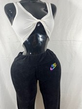 Nike Womens Small Black Fleece Joggers - Rain...