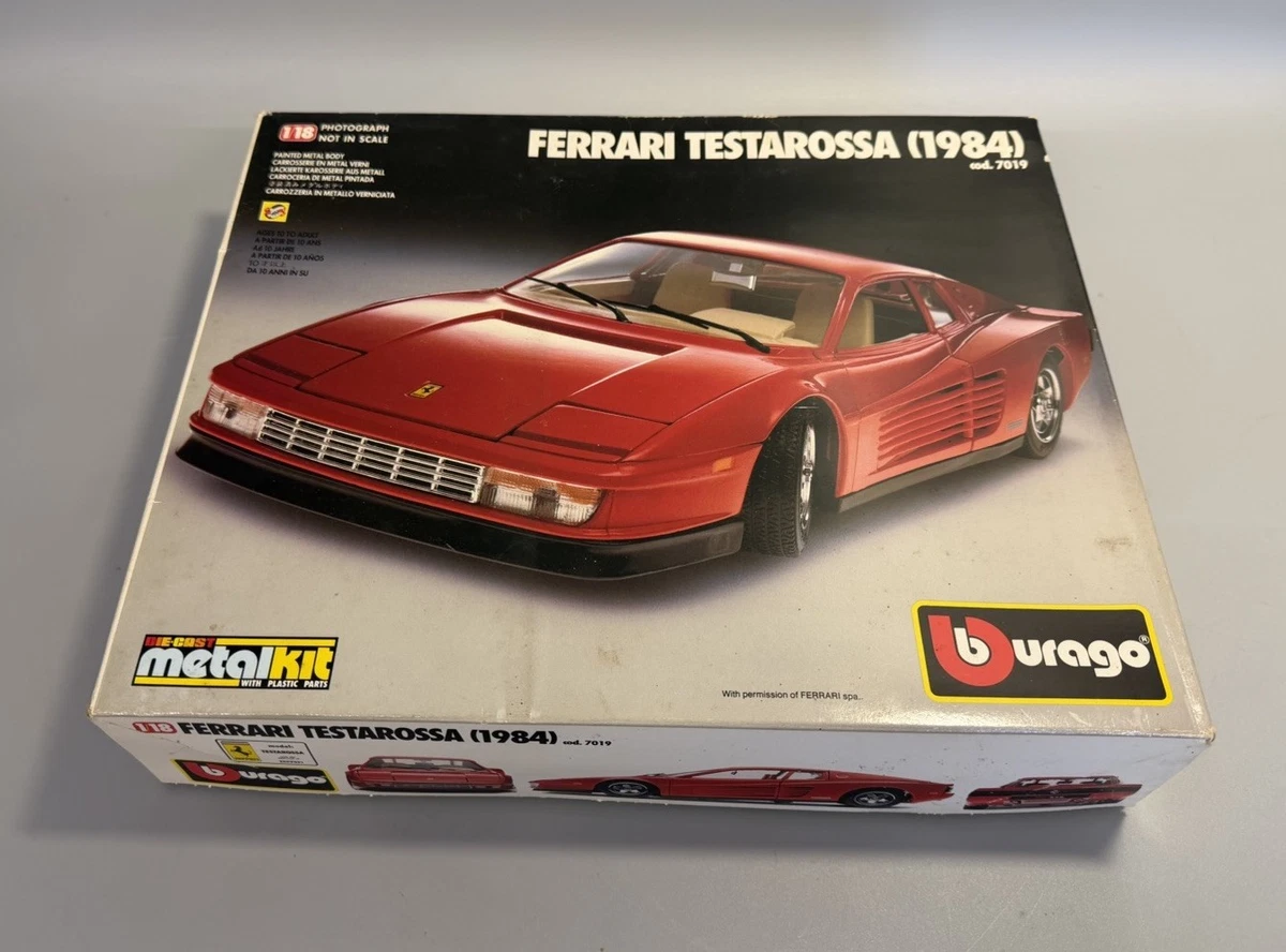 1/24, burago 0504, ferrari testarossa 1984 - Acheter Voitures miniatures de collection - échelle 1:24 sur todocoleccion