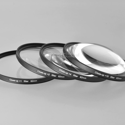 82mm Close Up Nahlinsen Makrolinsen Set +1 +2 +4 +10