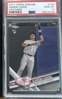 2017 Topps CHROME #169 Aaron Judge Catching Yankees RC Rookie PSA 10 GEM MINT