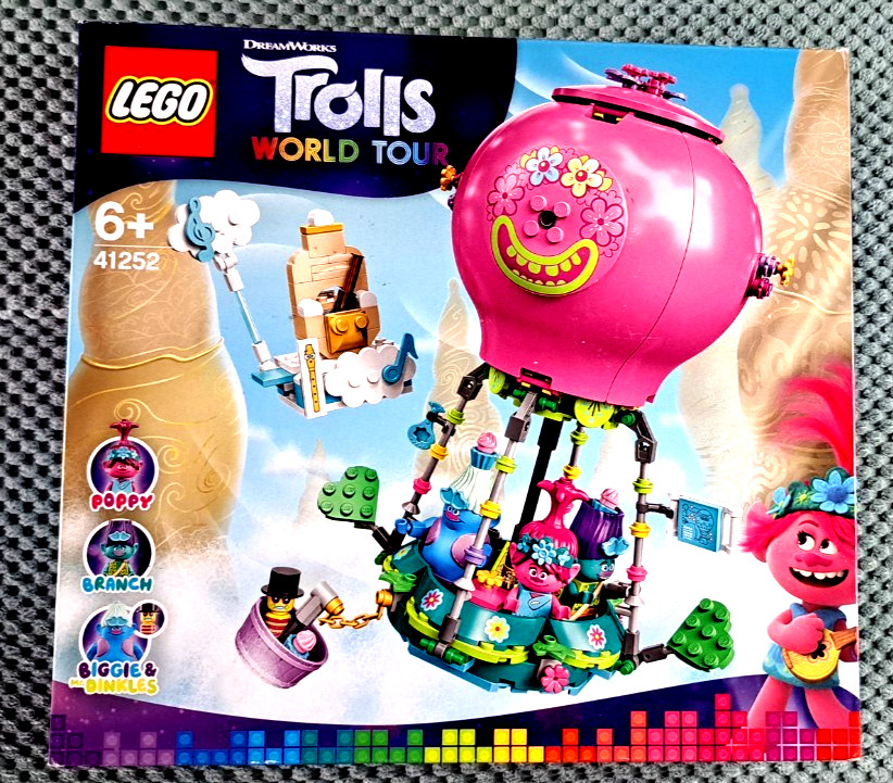 Lego Trolls World Tour 41252 Poppy's Hot Air Balloon - New