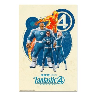 Poster FANTASTIC FOUR - First Steps Movie 2025 - Marvel 61x91,5cm NEU 59968