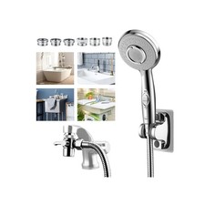 Shower Head Hose Attachment for Sink/Tub Faucet - ON/OFF Jets Sprayer for Dog...