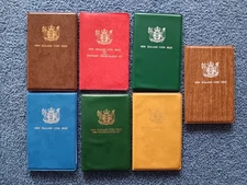 LOT OF SEVEN DIFFERENT NEW ZEALAND MINT SETS