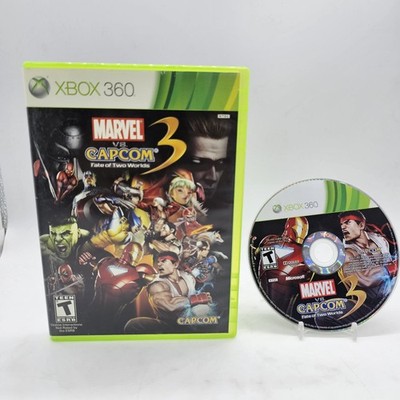 Marvel vs. Capcom 3: Fate of Two Worlds (Xbox 360) NO MANUAL Tested