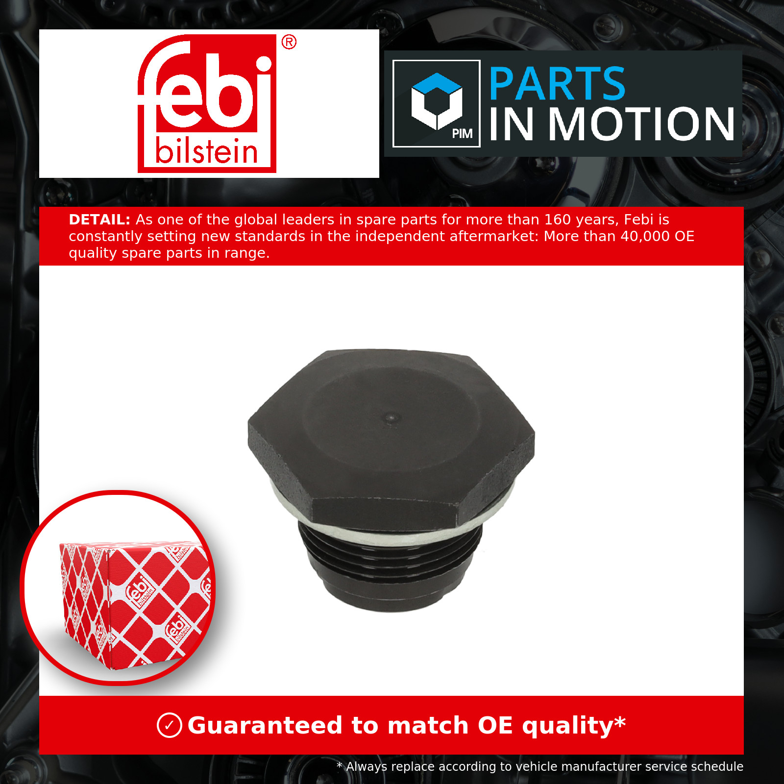 Sump Plug 199149 Febi Oil Drain 20571854 7420571854 Genuine Quality Guaranteed