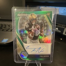 Panini 2021 Prizm Draft Picks Draft Picks Autographs Tre Nixon #DPA-TRE Auto RC
