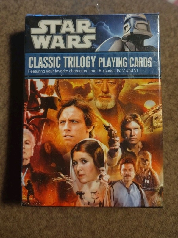 Original 2011 Classic Trilogy Star Wars Playing Cards NEW SEALED