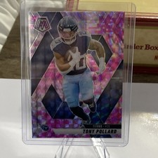 2025 Panini Mosaic - Tony Pollard #148 Camo Pink Mosaic Prizm