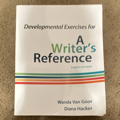 Bedford/St. Martin's Developmental Exercises for A Writer's Reference 8th PB