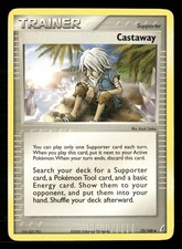 Pokemon TCG Castaway Supporter Uncommon EX Crystal Guardians 72/100 HP