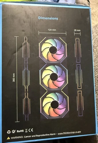 Lian Li UNI Fan SL-Infinity Wireless 120 - Triple Pack - 2.4 GHz Wireless Signal