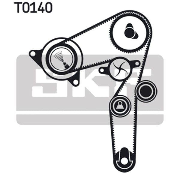 SKF Zahnriemensatz Vkma 05194-image
