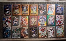 2023 2024 Orange Lazer prizm Refractor, NFL football Card Lot NFL 
