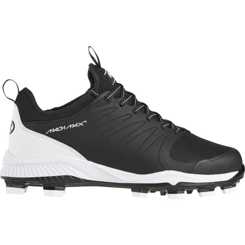 Rawlings Mens Roster 174931 Baseball Cleats Size 11 Black White NWOB Rawlings Black 11 US Baseball & Softball Shoes & Cleats for  main image 4
